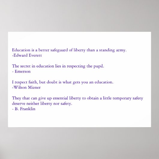 Poster Des paroles sensées (Devant)