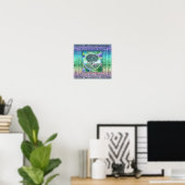 Poster des pensées positives (Bureau à domicile)