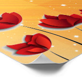 Poster Des pensées positives colorées inspirent l'affiche (Coin)