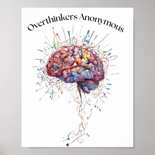 Poster Des penseurs anonymes - QG Spiral Pensée (Devant)