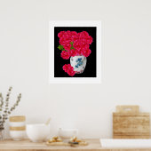 Poster des Peonies Roses Profondes (Cuisine)