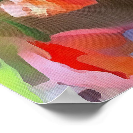 Poster Des Pépites Dans Un Vase En Verre (Coin)