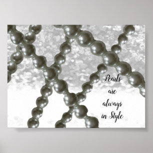 Poster des perles toujours en style