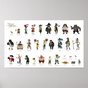 Poster des personnages Jolly Rover