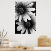 Poster des pétales de B&W #6 (Cuisine)