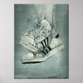 Poster des pieds sportifs (Devant)