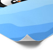 Poster des pingouins d'hiver (Coin)