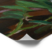 Poster Des pivoines de Manet possiblement des fleurs de b (Coin)