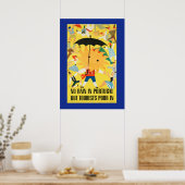 Poster des pleurs du Portugal (Cuisine)