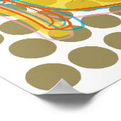 Poster des points de pop bouddha (Coin)