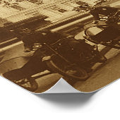 Poster Des policiers en moto au Capitole américain (Coin)