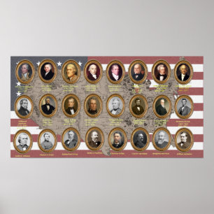 Poster des Présidents U.S.A