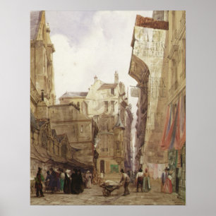 Poster DES Pretes, St Germain L'Auxerrois, Paris de rue
