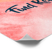 Poster des principes de l'aquarelle Reiki (Coin)