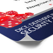 Poster des principes DICE de 12 po x 36 po (Coin)