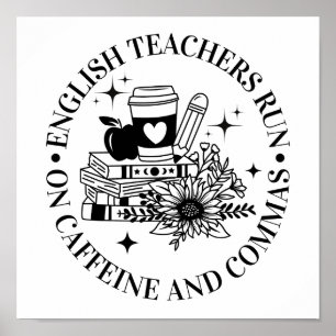 Poster Des professeurs d'anglais font des exercices sur l