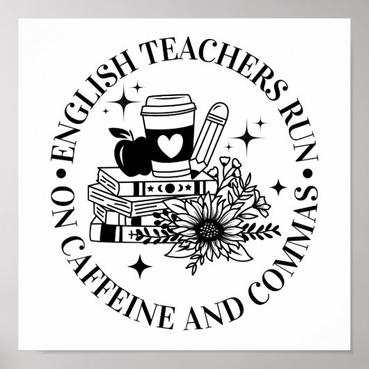 Poster Des professeurs d'anglais font des exercices sur l (Devant)