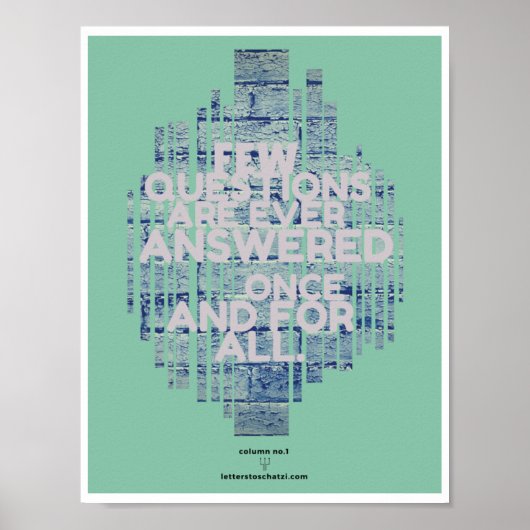Poster des questions (Devant)