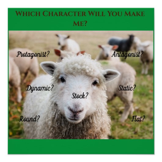 Poster des questions du mouton (Devant)
