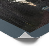 Poster des rangées d'arbres (Coin)