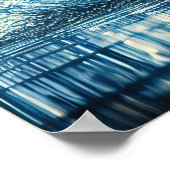 Poster Des rayures dans le Surf (Coin)