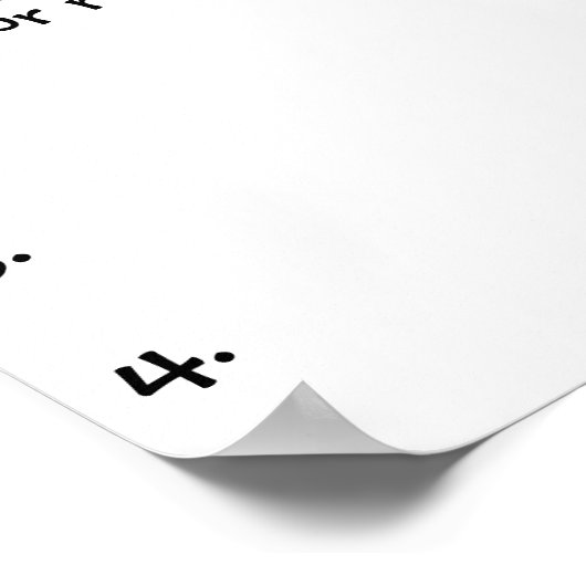 Poster des règles de classe de l'enseignant (Coin)