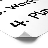 Poster des règles de classe de l'enseignant (Coin)