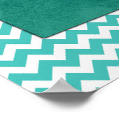 Poster des règles de classe tendance Chevron (Coin)