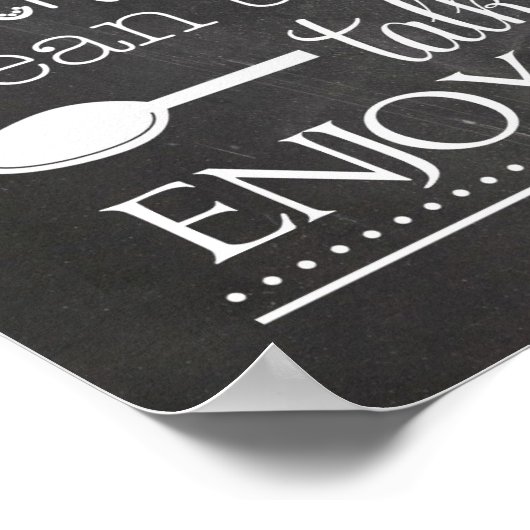 Poster des règles de cuisine (Coin)