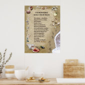 Poster des Règles de la Maison de Plage (personnal (Cuisine)