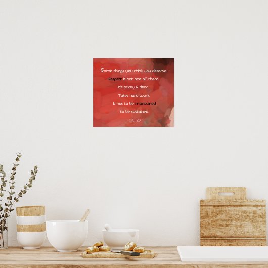 Poster des repas de 3Sq (Cuisine)