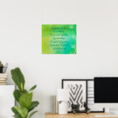 Poster des repas de 3Sq (Bureau à domicile)