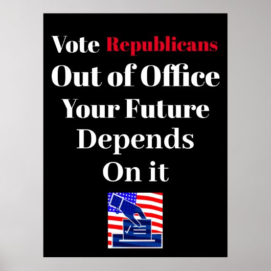 Poster des Républicains au bureau (Devant)