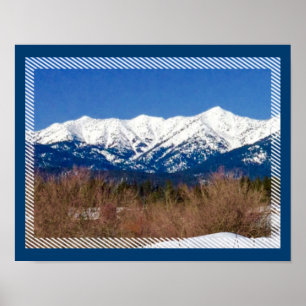 Poster des Rêves de Montagne Snowmobile