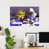 Poster Des rêves dorés (Bureau à domicile)