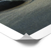 Poster des rochers de la plage des Grands Lacs (Coin)