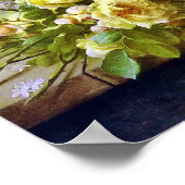 Poster des Roses et Lilacs Jaunes (Coin)