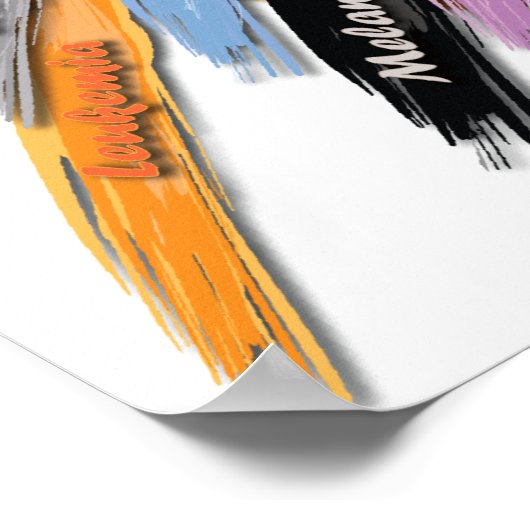 Poster des rubans de sensibilisation (Coin)