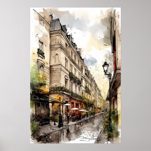 Poster des rues de Paris (Devant)