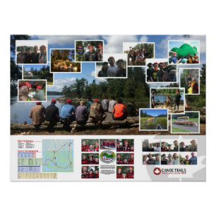 Poster des sentiers de canot 2017 Voyage au Canada