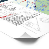 Poster des sentiers de canot 2021 Voyage au Canada (Coin)