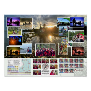 Poster des sentiers de canot 2022 Voyage au Canada