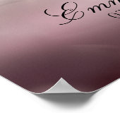 Poster des signes de bienvenue du papillon céleste (Coin)