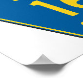 Poster des signes de la route du comté de Lassen (Coin)