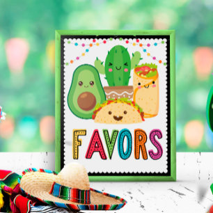 Poster des signes Fiesta Taco Favoriser