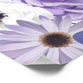 Poster des signes Mariages floraux pourpre (Coin)