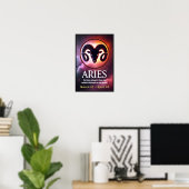 Poster des signes Zodiac de Aries (Bureau à domicile)