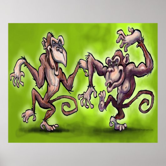 Poster des singes (Devant)