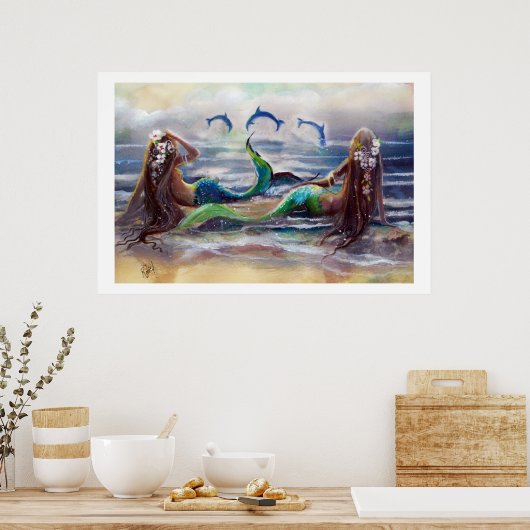 Poster des sirènes et des dauphins 2013 (Cuisine)