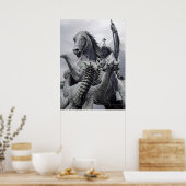 Poster Des slashs de dragon à l'affiche St George (Cuisine)